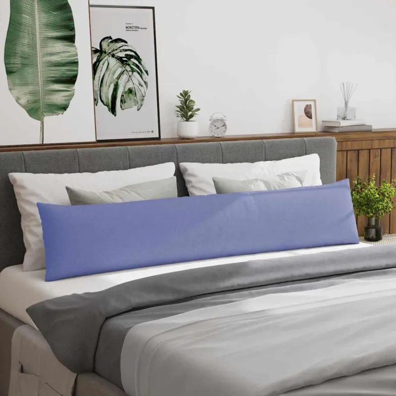 Sofa Pagalvės 2 pcs Džinsinės mėlynos 200 x 40 cm audinys