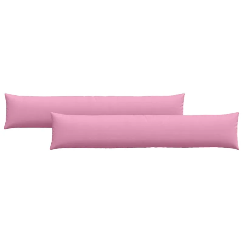 Sofa Pagalvės 2 pcs Rožinė 200 x 40 cm audinys