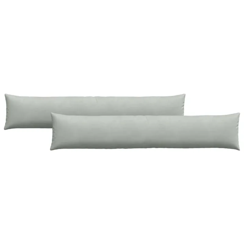Sofa Pagalvės 2 pcs Šviesiai pilka 200 x 40 cm