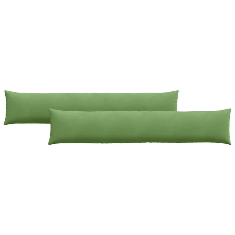 Sofa Pagalvės 2 pcs Šviesiai žalia 200 x 40 cm