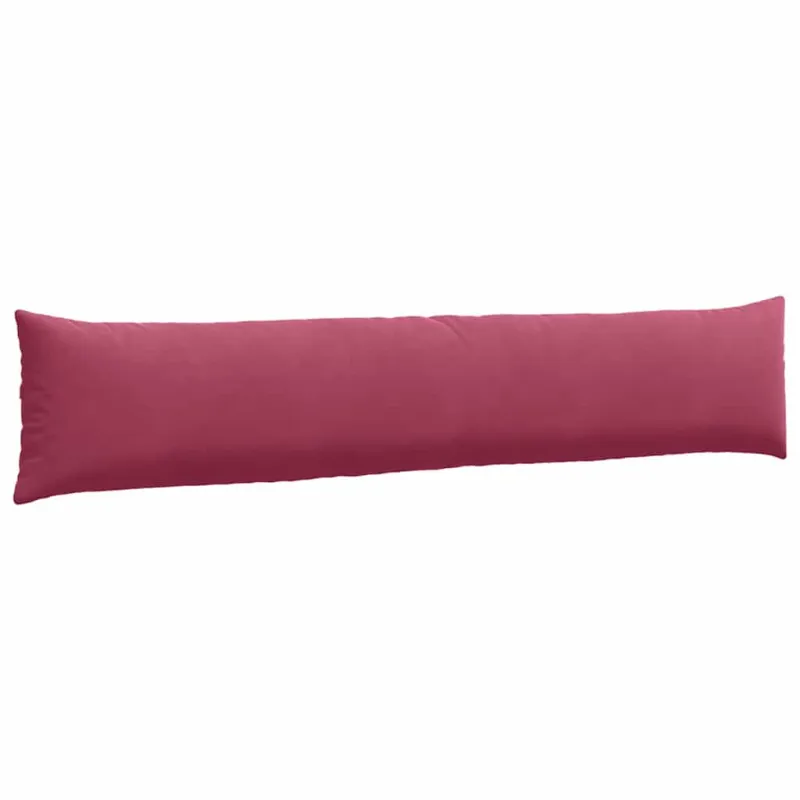 Sofa Pagalvės 2 pcs Vyno raudona 200 x 40 cm Kordūrinis audinys