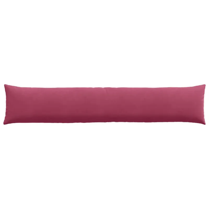 Sofa Pagalvės 2 pcs Vyno raudona 200 x 40 cm Kordūrinis audinys