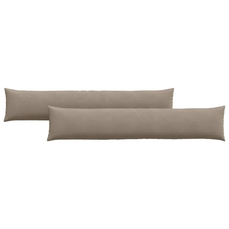 Sofa Pagalvės 2 pcs Taupe 200 x 40 cm audinys