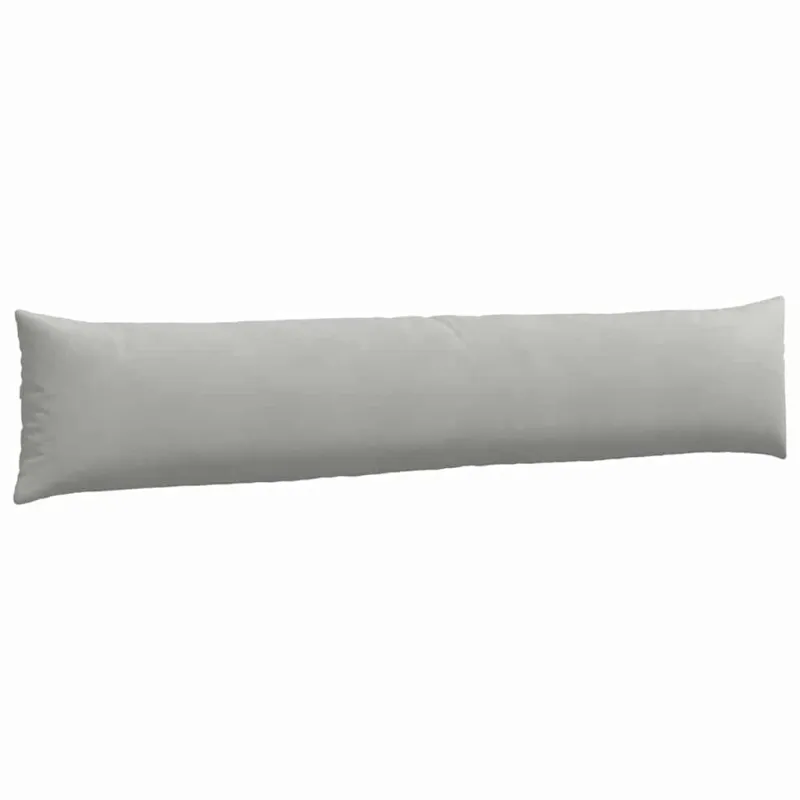 Sofa Pagalvės 2 pcs Šviesiai pilka 200 x 40 cm audinys