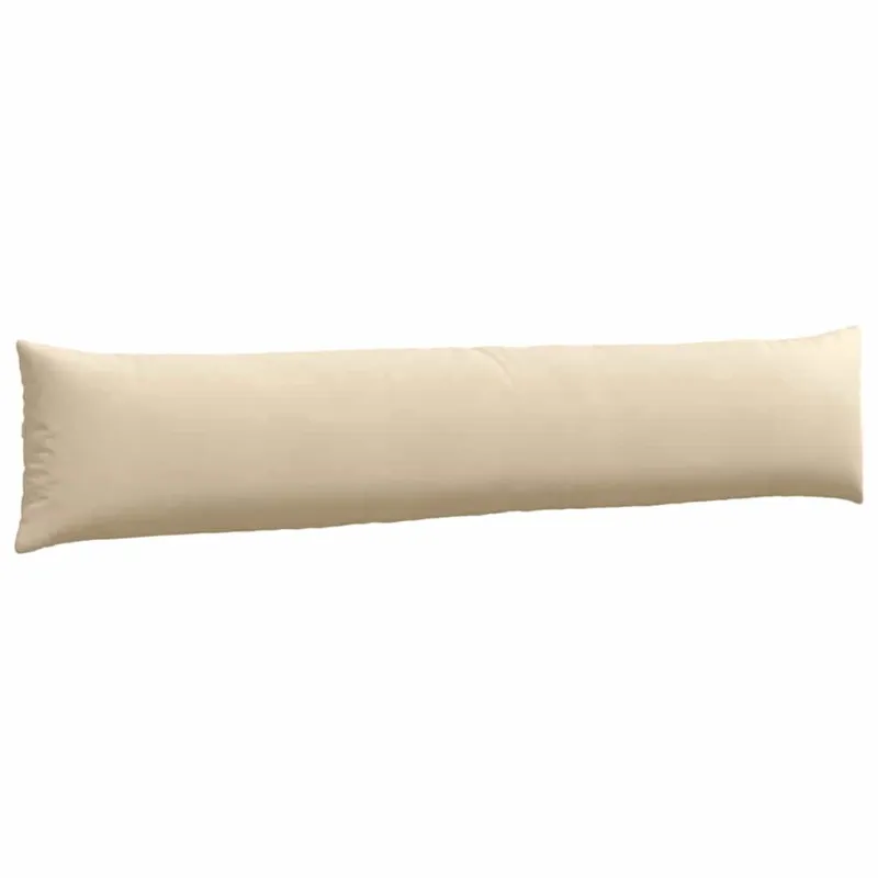 Sofa Pagalvės 2 pcs Kreminė 200 x 40 cm audinys