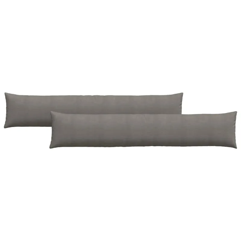 Sofa Pagalvės 2 pcs Šviesiai pilka 200 x 40 cm