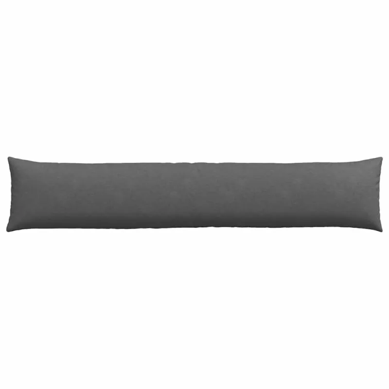 Sofa Pagalvės 2 pcs Tamsiai pilka 200 x 40 cm