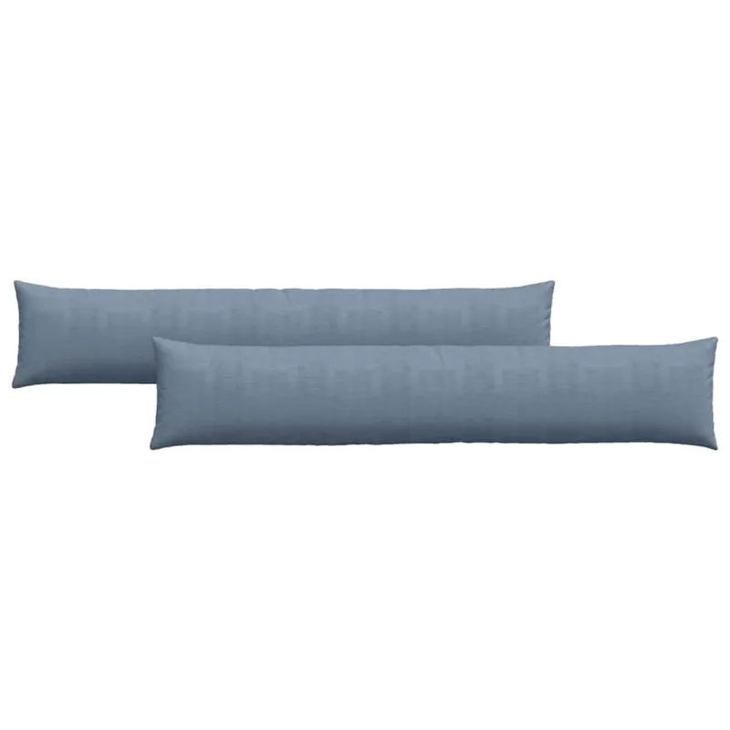Sofa Pagalvės 2 pcs Mėlyna 200 x 40 cm Kordūrinis audinys