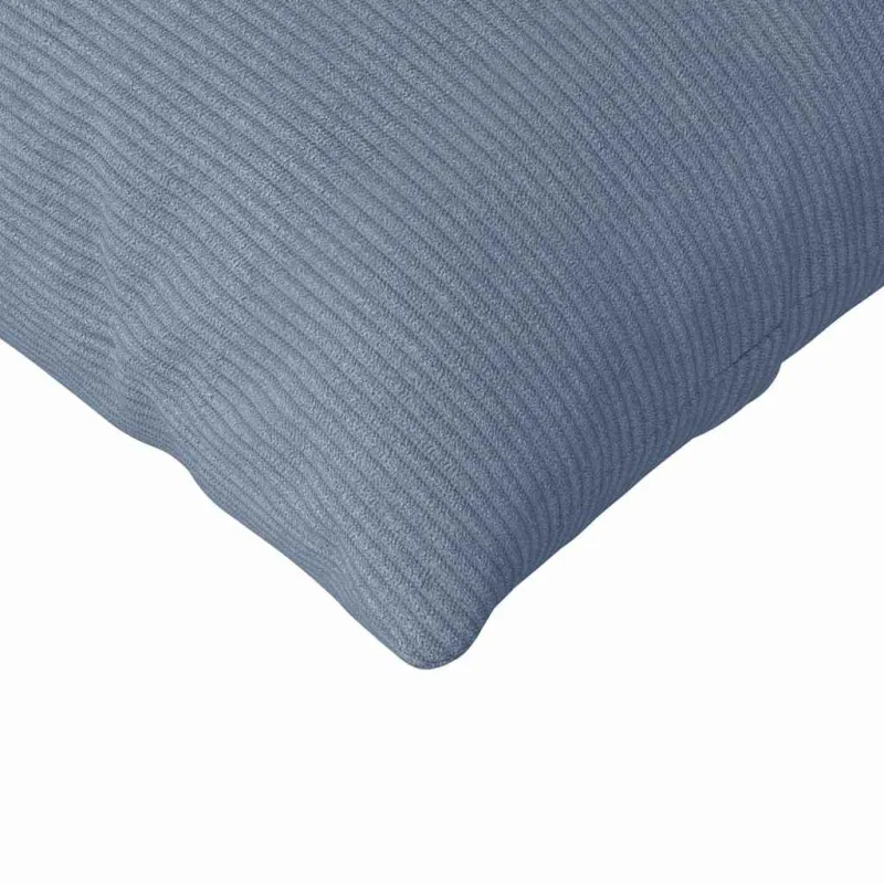 Sofa Pagalvės 2 pcs Mėlyna 200 x 40 cm Kordūrinis audinys