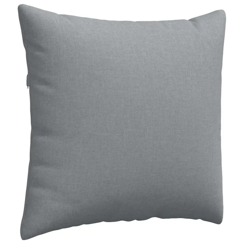 Sofa Pagalvės 2 pcs Šviesiai pilka 45 x 45 cm audinys