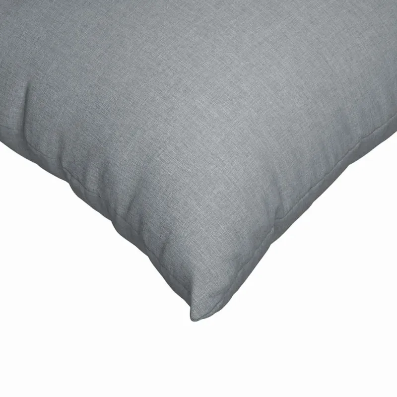 Sofa Pagalvės 2 pcs Šviesiai pilka 45 x 45 cm audinys