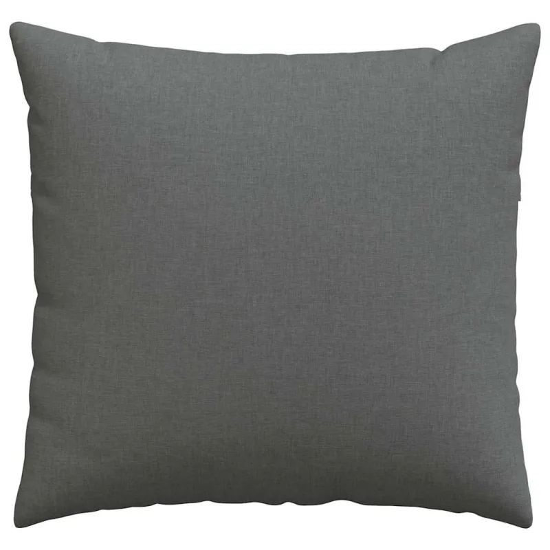 Sofa Pagalvės 2 pcs Tamsiai pilka 45 x 45 cm audinys
