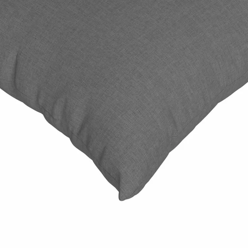 Sofa Pagalvės 2 pcs Tamsiai pilka 45 x 45 cm audinys