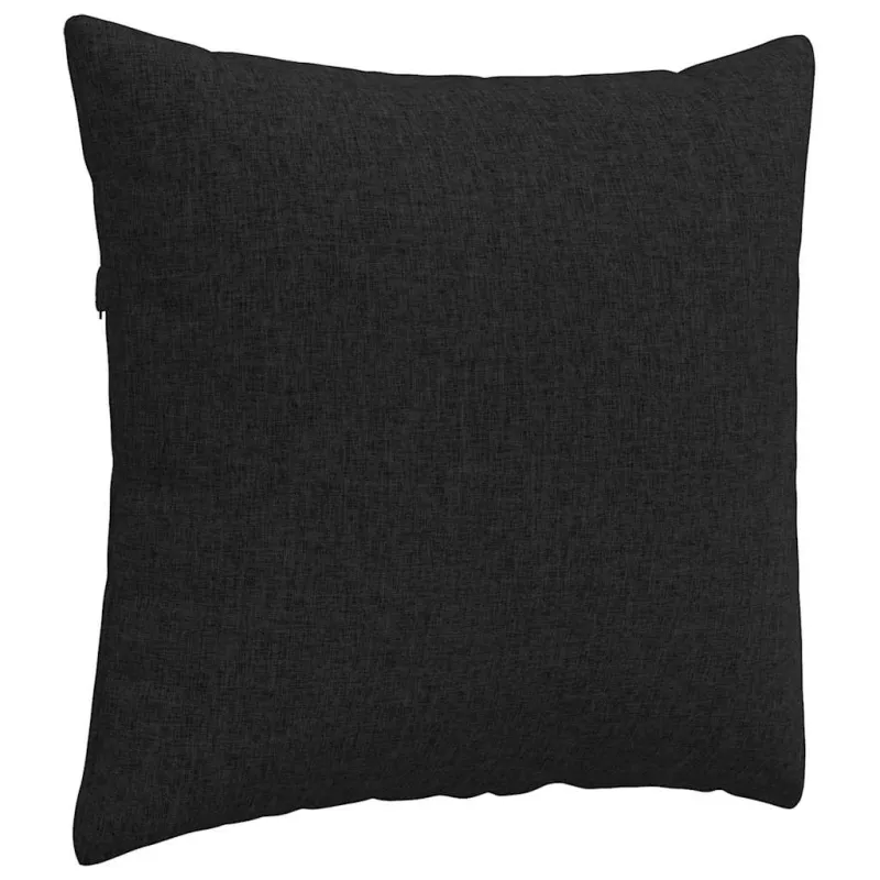Sofa Pagalvės 2 pcs Juoda 45 x 45 cm audinys