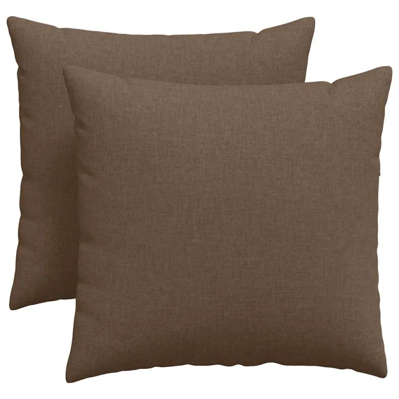 Sofa Pagalvės 2 pcs Ruda 45 x 45 cm audinys