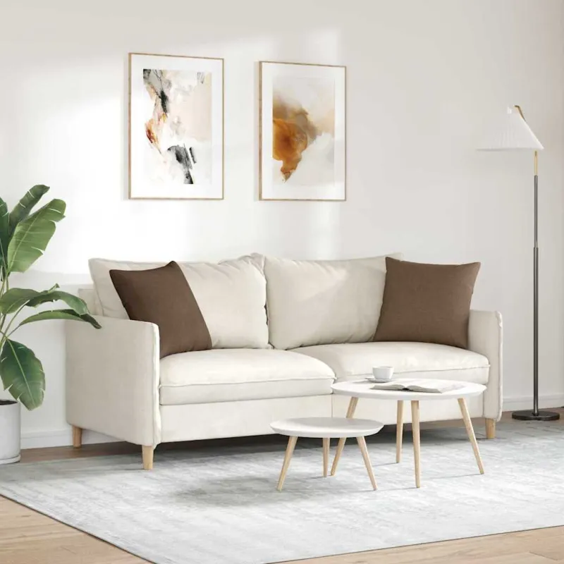 Sofa Pagalvės 2 pcs Ruda 45 x 45 cm audinys