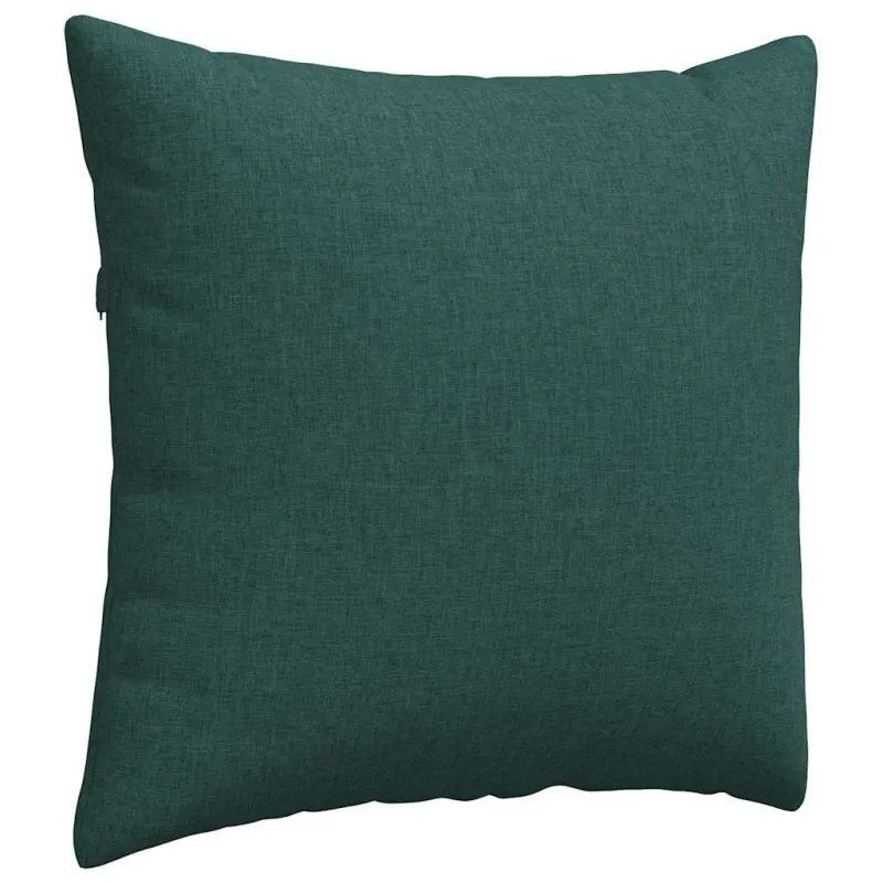 Sofa Pagalvės 2 pcs Tamsiai žalia 45 x 45 cm audinys