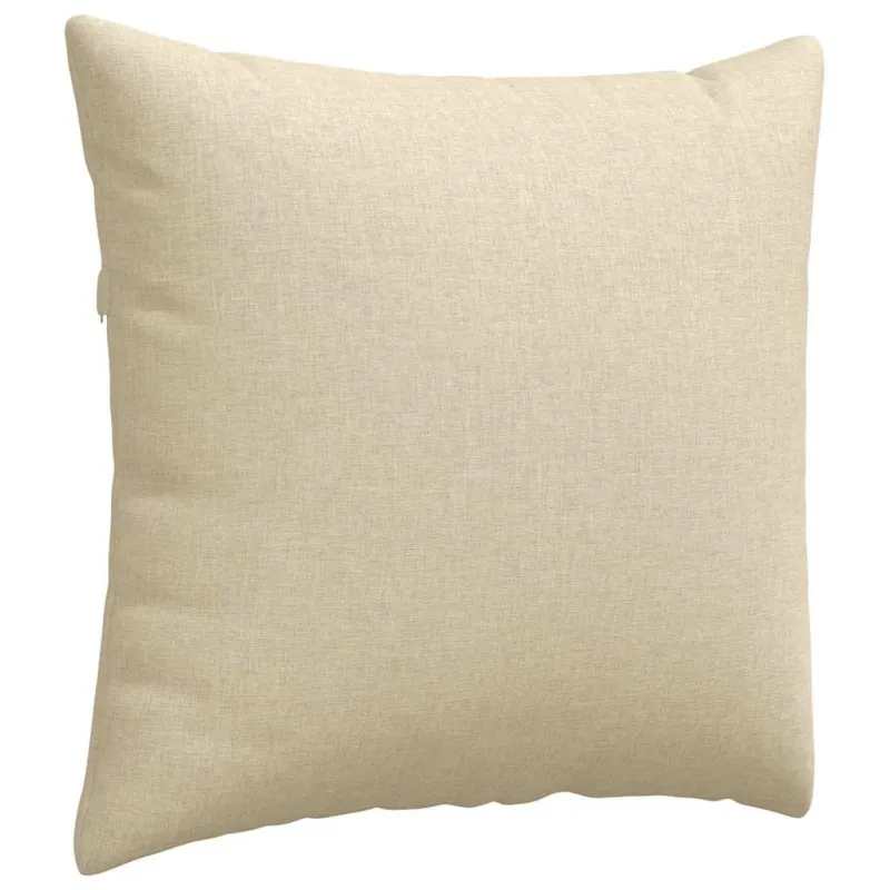 Sofa Pagalvės 2 pcs Kreminė 45 x 45 cm audinys
