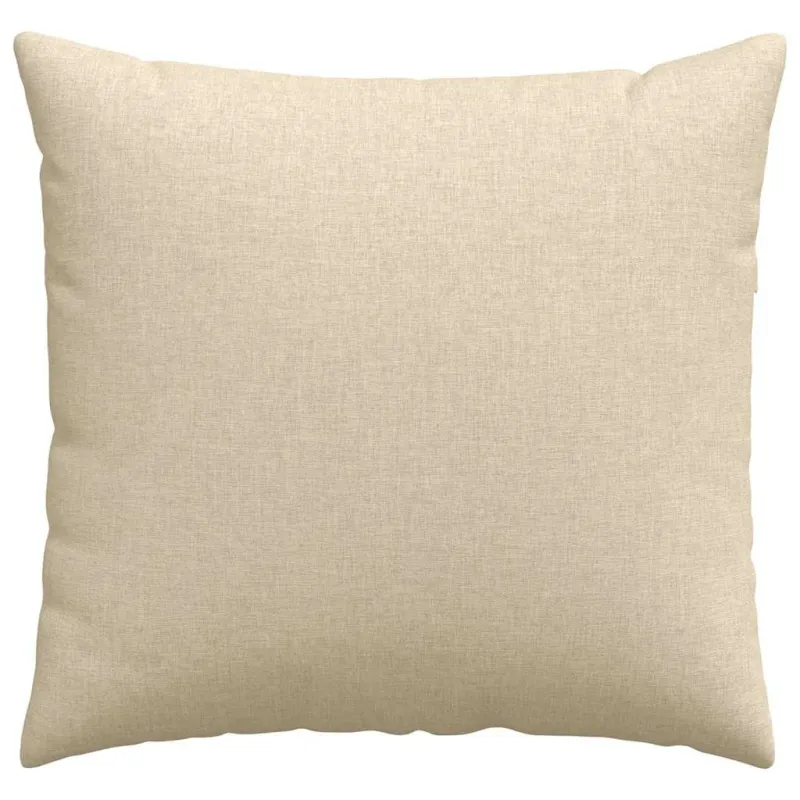 Sofa Pagalvės 2 pcs Kreminė 45 x 45 cm audinys