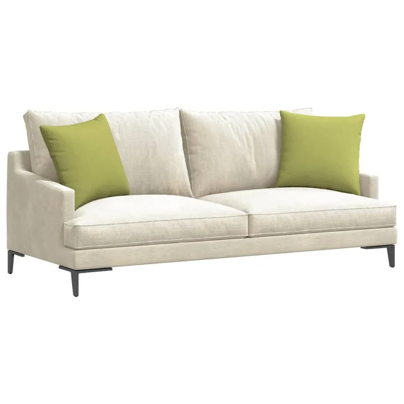Sofa Pagalvės 2 pcs Šviesiai žalia 45 x 45 cm audinys