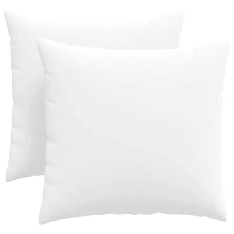 Sofa Pagalvės 2 pcs Balta 45 x 45 cm audinys