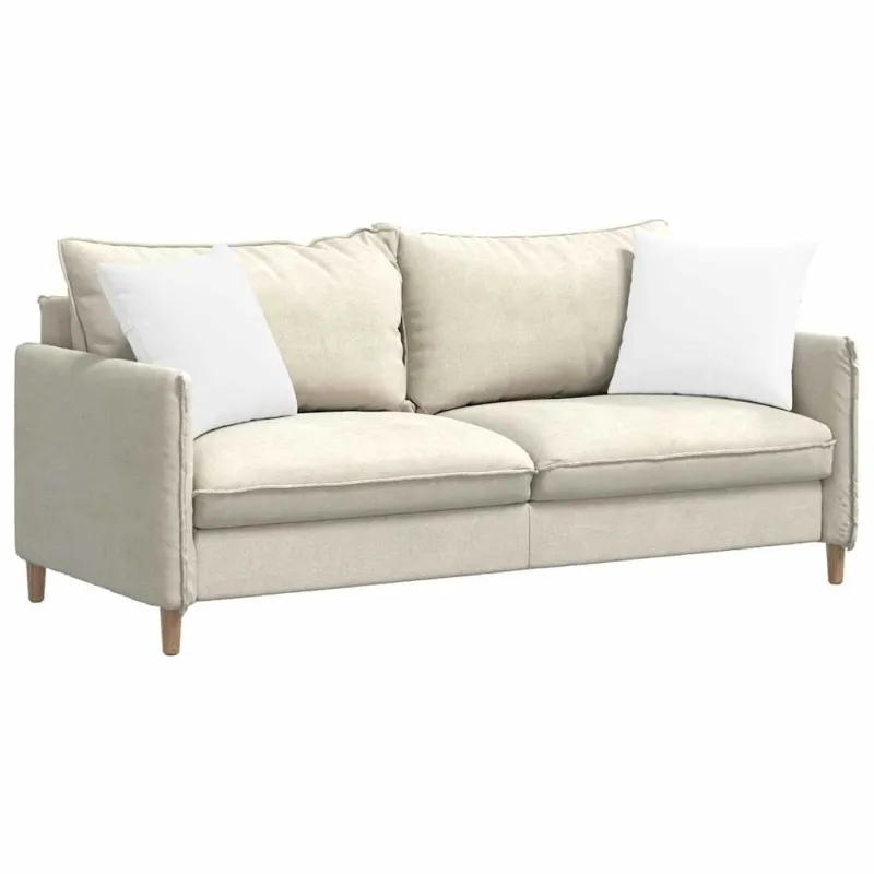 Sofa Pagalvės 2 pcs Balta 45 x 45 cm audinys