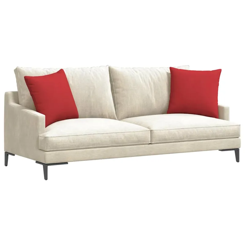 Sofa Pagalvės 2 pcs Raudona 45 x 45 cm audinys