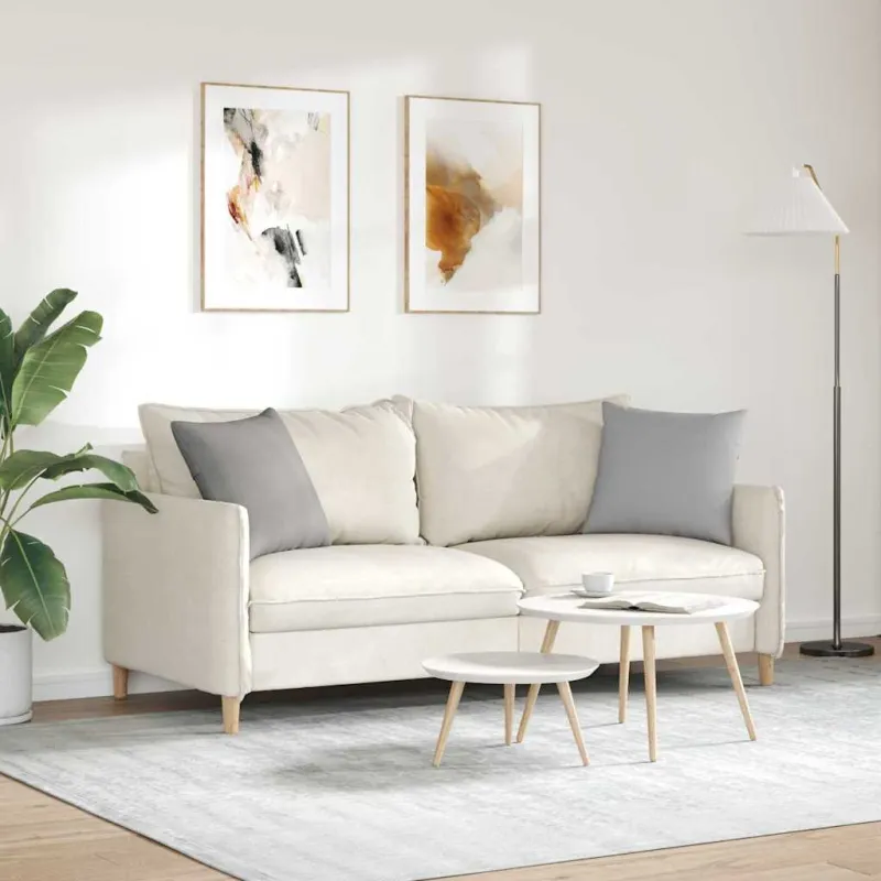 Sofa Pagalvės 2 pcs Debesų pilka 45 x 45 cm audinys