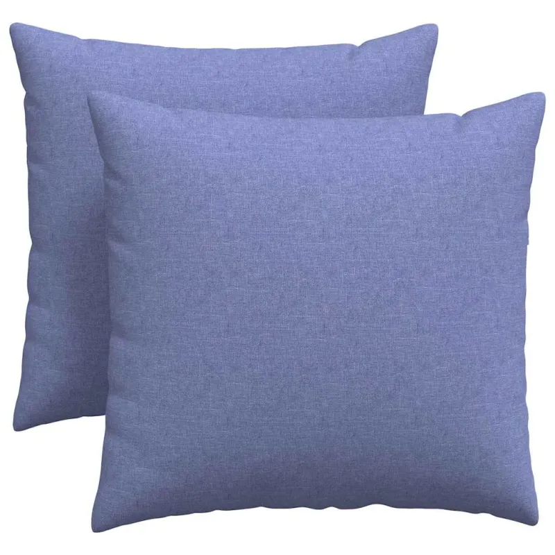Sofa Pagalvės 2 pcs Džinsinės mėlynos 45 x 45 cm audinys