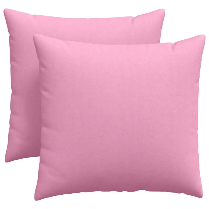 Sofa Pagalvės 2 pcs Rožinė 45 x 45 cm audinys