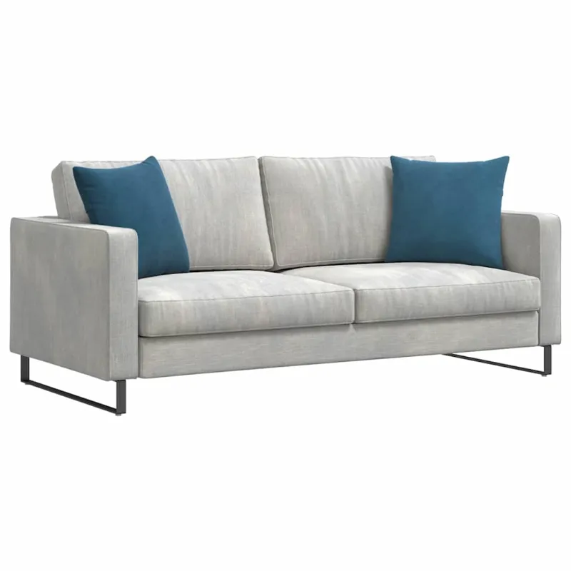 Sofa Pagalvės 2 pcs Mėlyna 45 x 45 cm Kordūrinis audinys