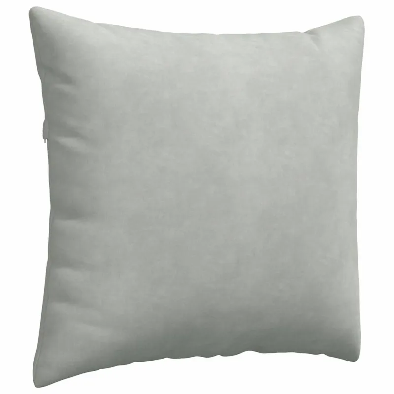 Sofa Pagalvės 2 pcs Šviesiai pilka 45 x 45 cm