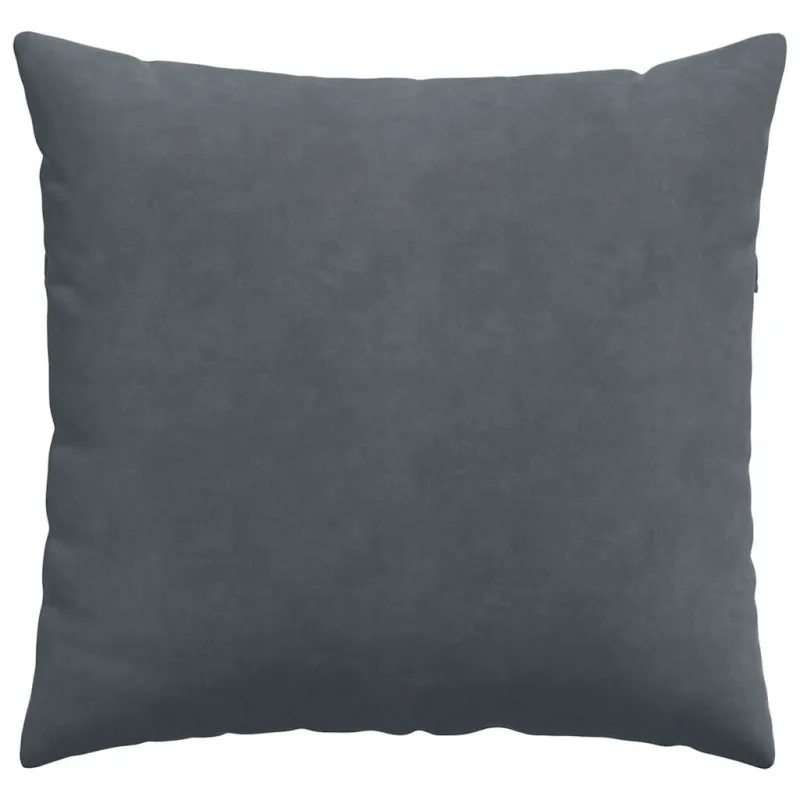 Sofa Pagalvės 2 pcs Tamsiai pilka 45 x 45 cm Kordūrinis audinys