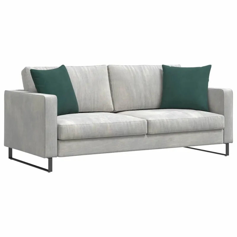 Sofa Pagalvės 2 pcs Tamsiai žalia 45 x 45 cm Kordūrinis audinys