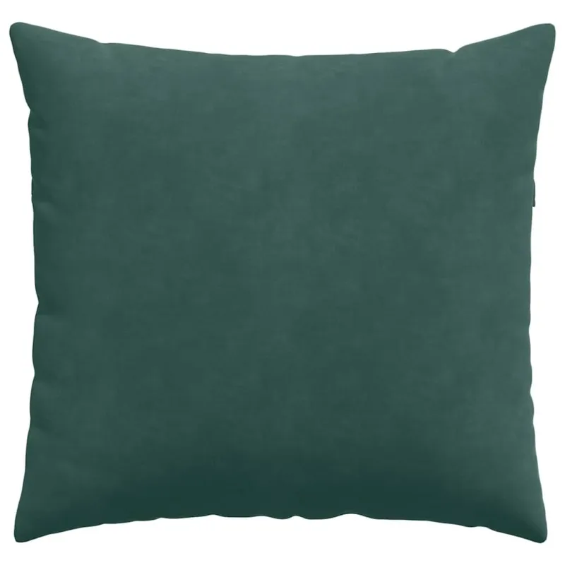Sofa Pagalvės 2 pcs Tamsiai žalia 45 x 45 cm Kordūrinis audinys