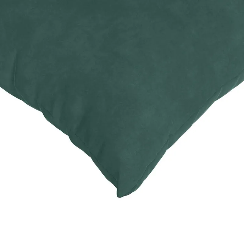 Sofa Pagalvės 2 pcs Tamsiai žalia 45 x 45 cm Kordūrinis audinys