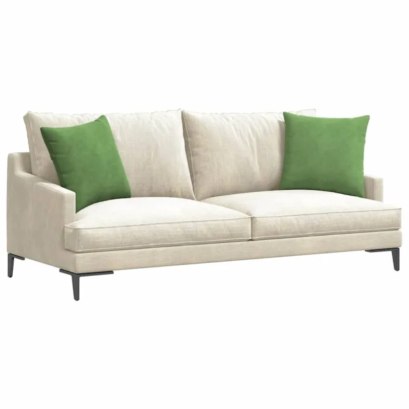 Sofa Pagalvės 2 pcs Šviesiai žalia 45 x 45 cm