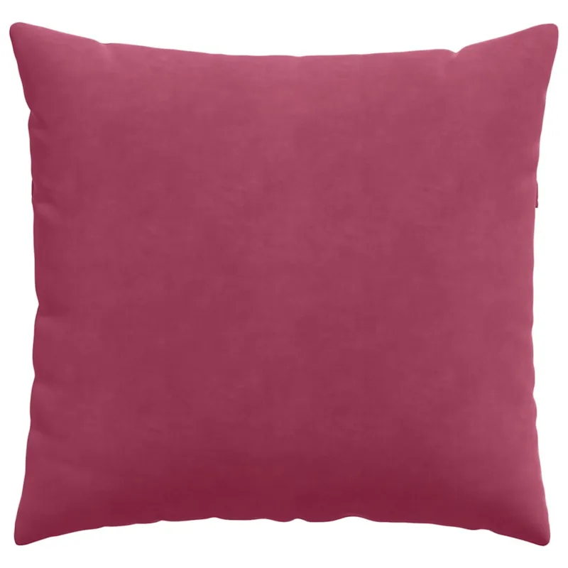 Sofa Pagalvės 2 pcs Vyno raudona 45 x 45 cm Kordūrinis audinys
