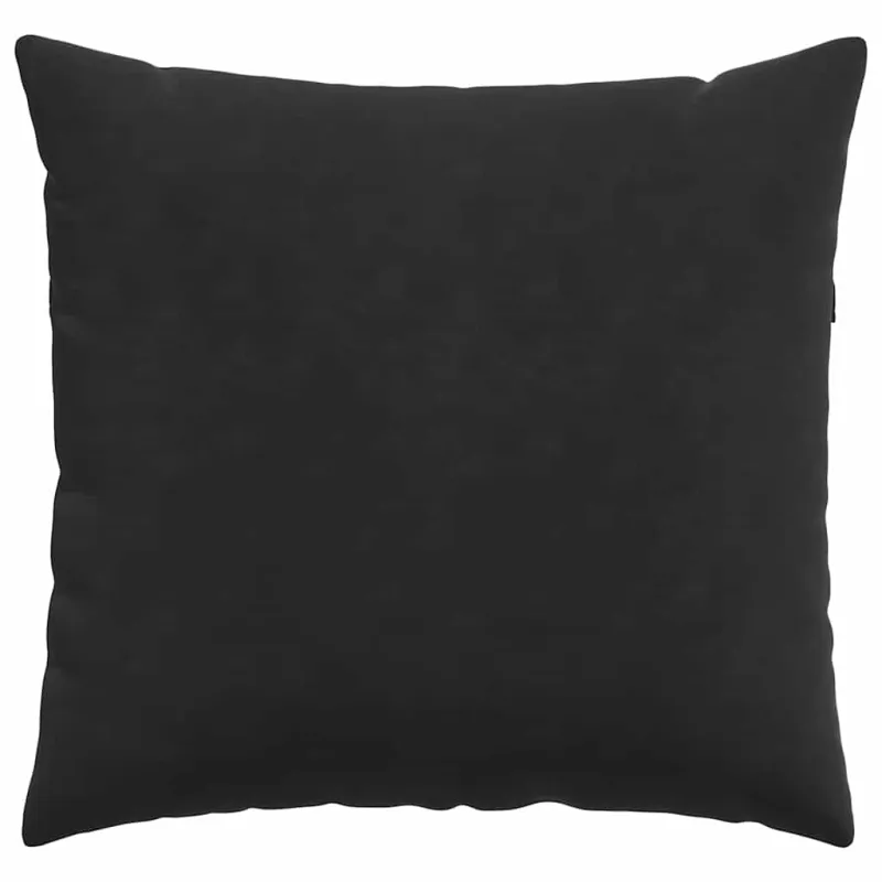 Sofa Pagalvės 2 pcs Juoda 45 x 45 cm Kordūrinis audinys
