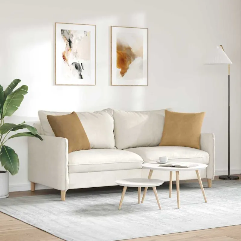 Sofa Pagalvės 2 pcs Ruda 45 x 45 cm Kordūrinis audinys