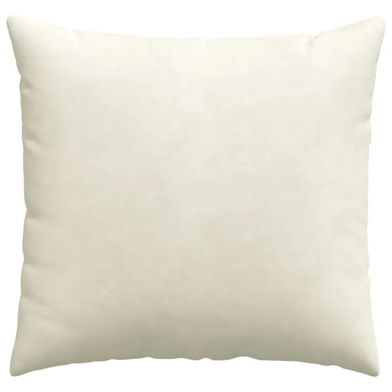 Sofa Pagalvės 2 pcs Kreminė 45 x 45 cm Kordūrinis audinys