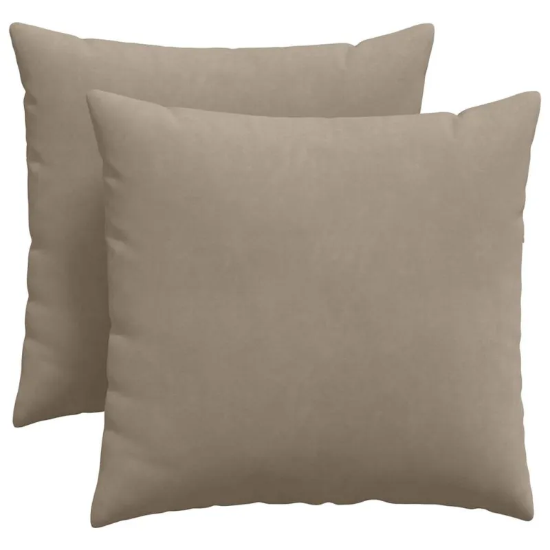 Sofa Pagalvės 2 pcs Taupe 45 x 45 cm audinys