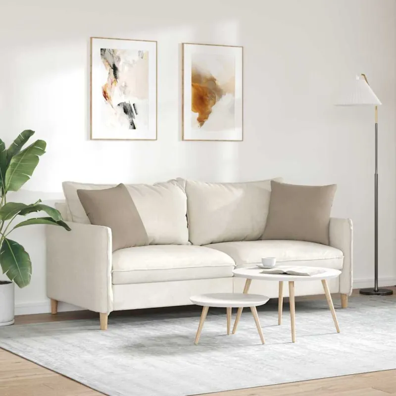 Sofa Pagalvės 2 pcs Taupe 45 x 45 cm audinys