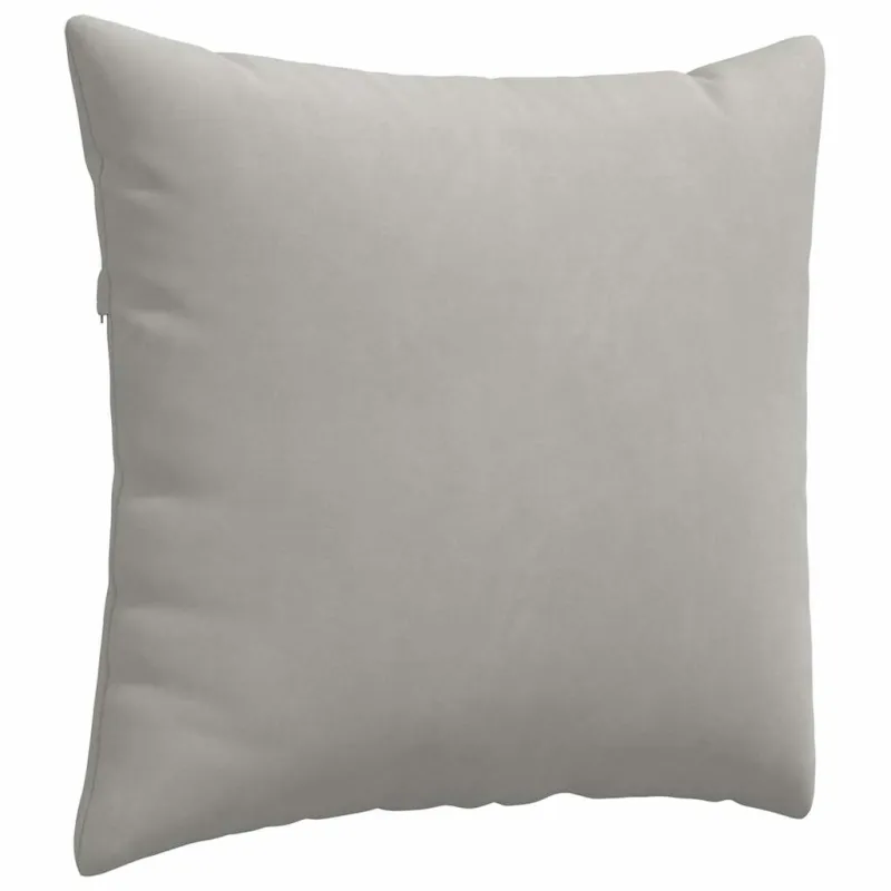 Sofa Pagalvės 2 pcs Šviesiai pilka 45 x 45 cm audinys