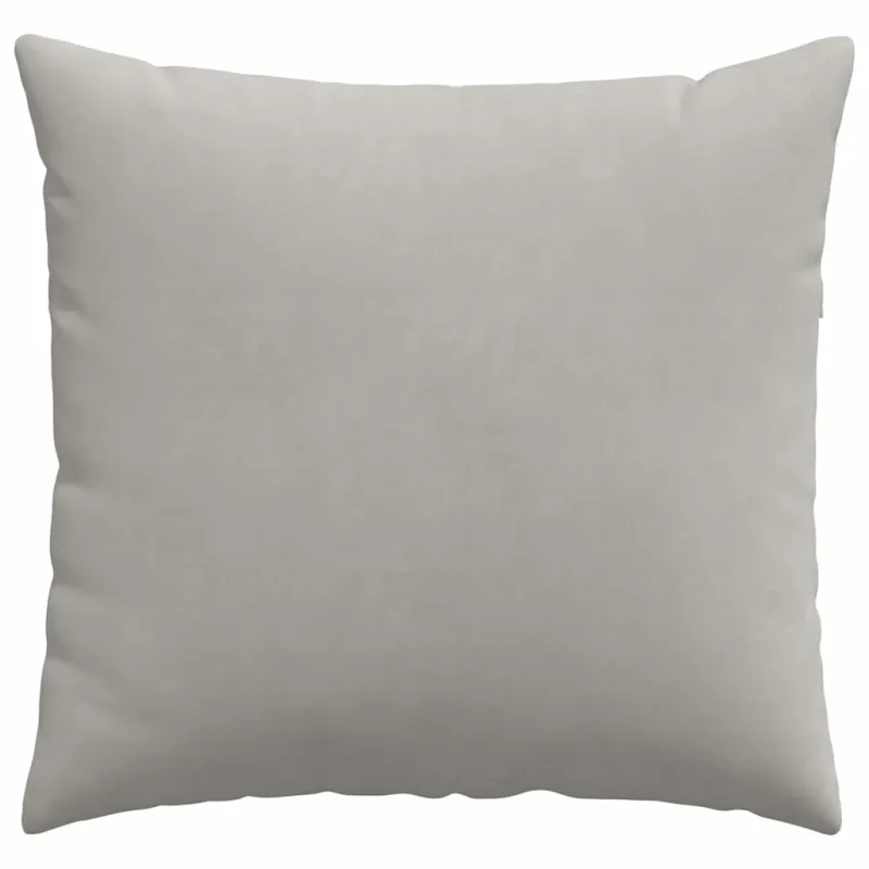 Sofa Pagalvės 2 pcs Šviesiai pilka 45 x 45 cm audinys