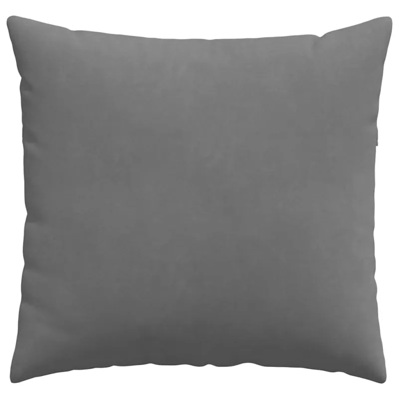 Sofa Pagalvės 2 pcs Tamsiai pilka 45 x 45 cm audinys