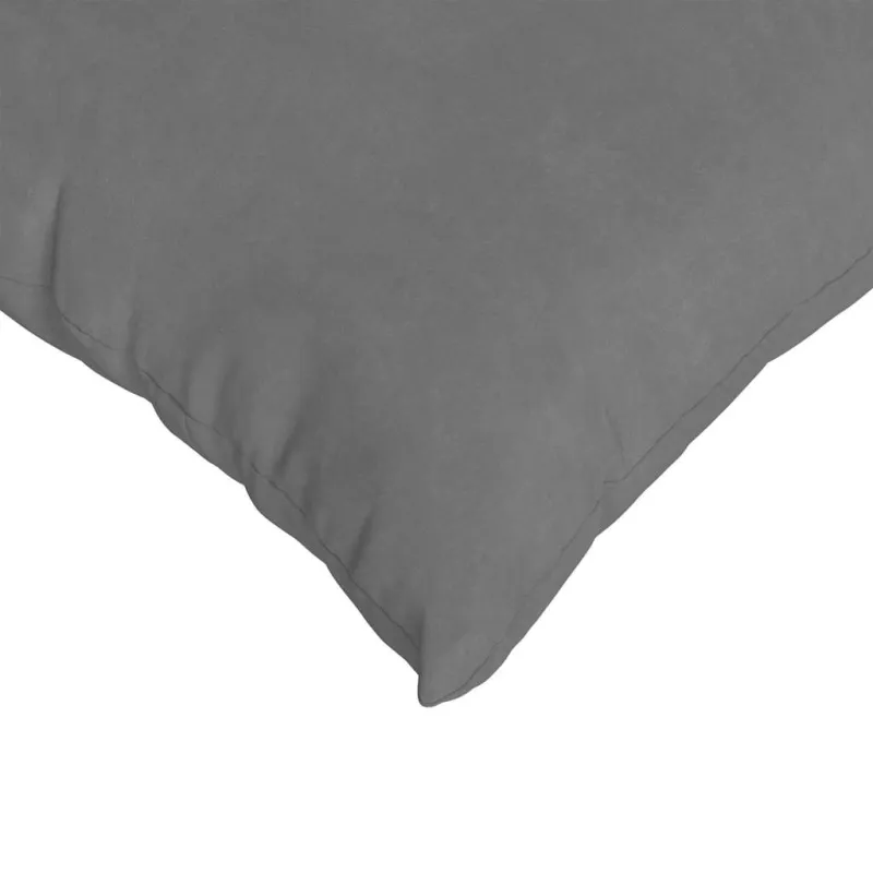 Sofa Pagalvės 2 pcs Tamsiai pilka 45 x 45 cm audinys