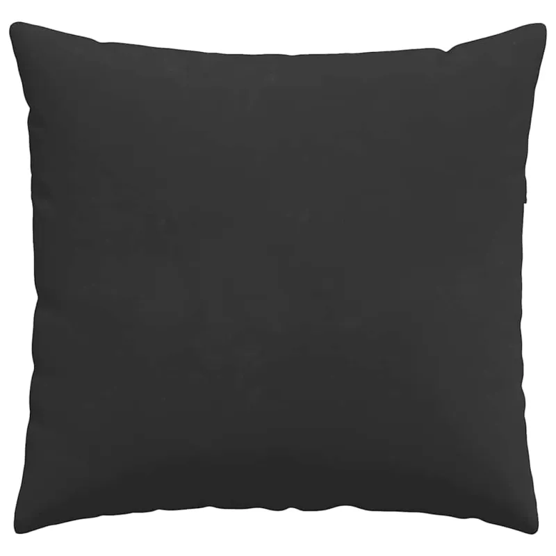 Sofa Pagalvės 2 pcs Juoda 45 x 45 cm audinys