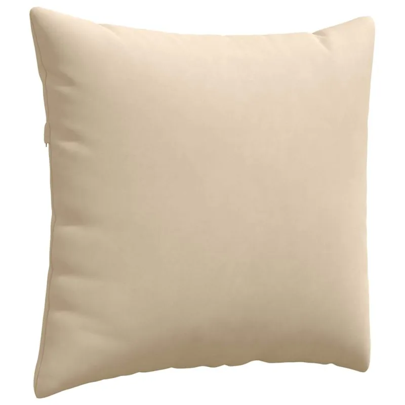 Sofa Pagalvės 2 pcs Kreminė 45 x 45 cm audinys