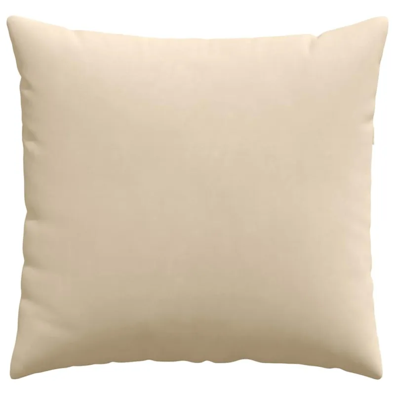 Sofa Pagalvės 2 pcs Kreminė 45 x 45 cm audinys